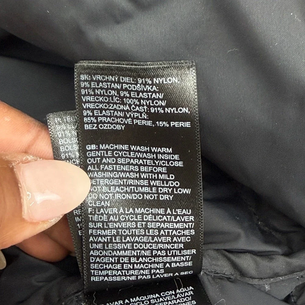The North Face Puffer Jacket Sz M Quilted Down 700 FiIl insulated Full Zip Coat